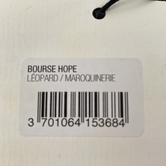 BNWT Sezane 🐆 Hope bag in Leopard Pony Hair auth card discontinued mob wife - Picture 8 of 8